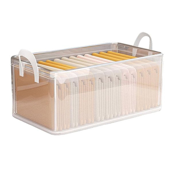 2+1 Gratuit Cutie de depozitare din PVC, Transparenta