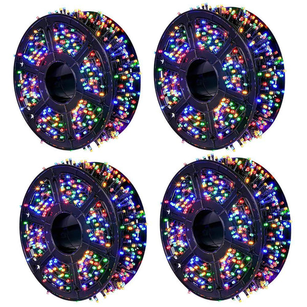 2+2 GRATIS: Instalatie De Craciun Tip Rola, 8 Jocuri De Lumini, Rezistenta La Vreme Rece