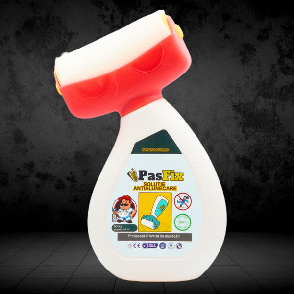 Soluție Antialunecare PasFix 500ml cu Rolă Aplicatoare – Protecție pentru Gresie, Faianță si Marmură