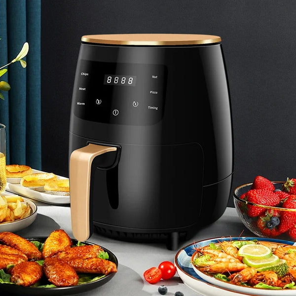 Friteuză Digitală cu Aer + 200 tăvi de copt CADOU