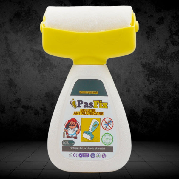 Soluție Antialunecare PasFix 300ml cu Rolă Aplicatoare – Protecție pentru Gresie, Piatră și Marmură